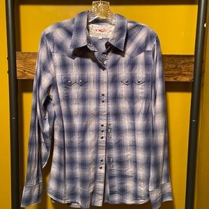 Roper tailored long sleeve blouse